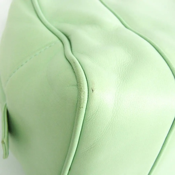 Loewe Leather Handbag Green - Picture 4 of 7